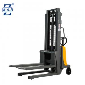 China Electric 1.6M Straddle Walkie Reach Truck , Walkie Pallet Stacker Customized on sale