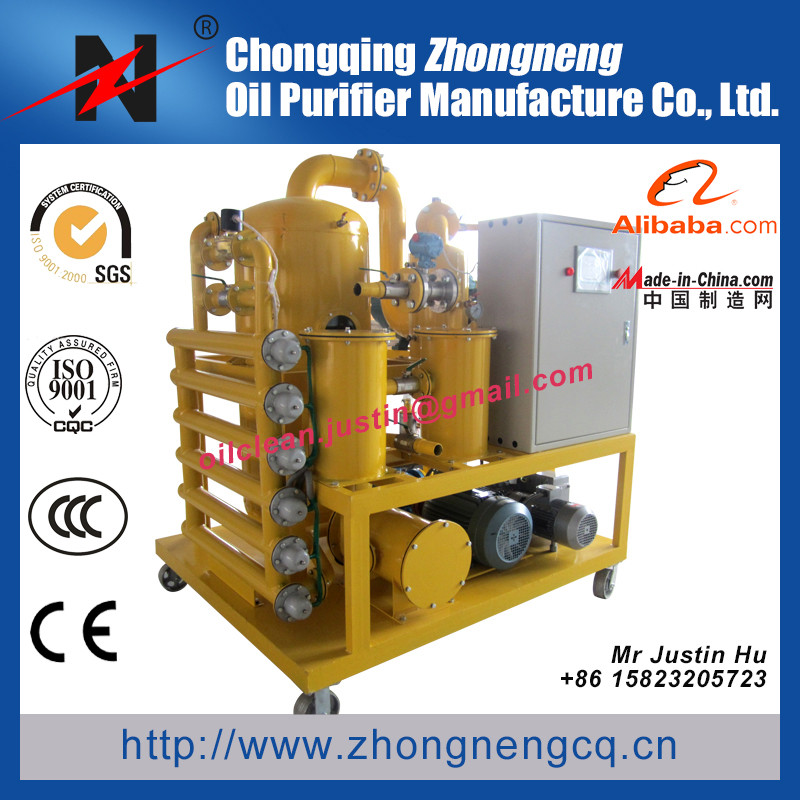 China Transformer oil clean, Automatic insulating oil relamation plant, PLC control mineral oil filtration machine ZYD-P-50 on sale