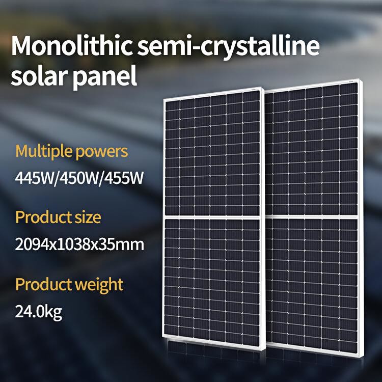 China 330W - 460W Solar Energy Storage System Half Cell Monocrystalline Silicon PV Module on sale