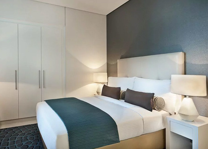 Factory direct 4 star boutique modern hotel bedroom furniture