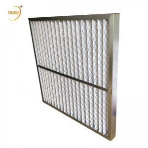 China G4 Aluminum Frame Air Conditioner Pleated Panel Filter 0.5micro on sale