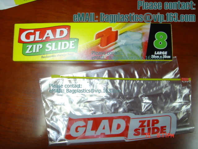 Best Glad Zipper Food Bags, Microwave Bags, Slider Bags, School Lunch Pouch, Slider grip bags wholesale