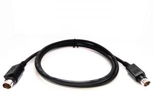 China 1M 8 PIN DIN Power Cable , Mini Din Cable Self - Locking For Grom Audio on sale