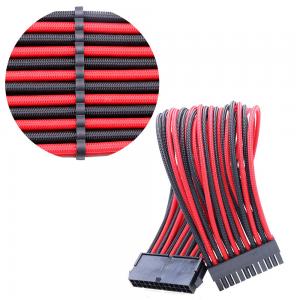 China New 8Pin PCI-E Male to Dual 8(6+2)-Pin+6Pin PCI-E Power Extension Cable -Red on sale