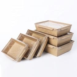 China Takeaway Customized Food Packaging Box / Kraft Paper Food Box ODM FSC on sale