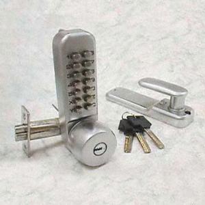 China Push Button Code Door Lock with Three Computer Keys on sale