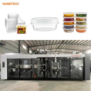 China Pla Food Plastic Container Manufacturing Machine Parties Boxes Thermoforming Equipment on sale