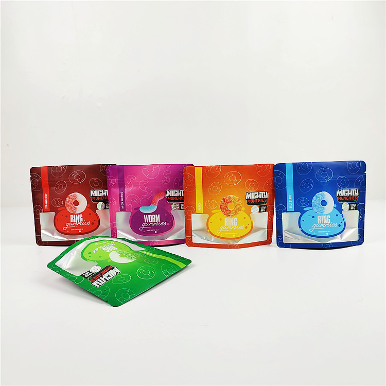 Buy cheap 3.5g Plastic Edible Doypack Herbal Incense Packaging CMYK Herbal Mylar Bags from wholesalers