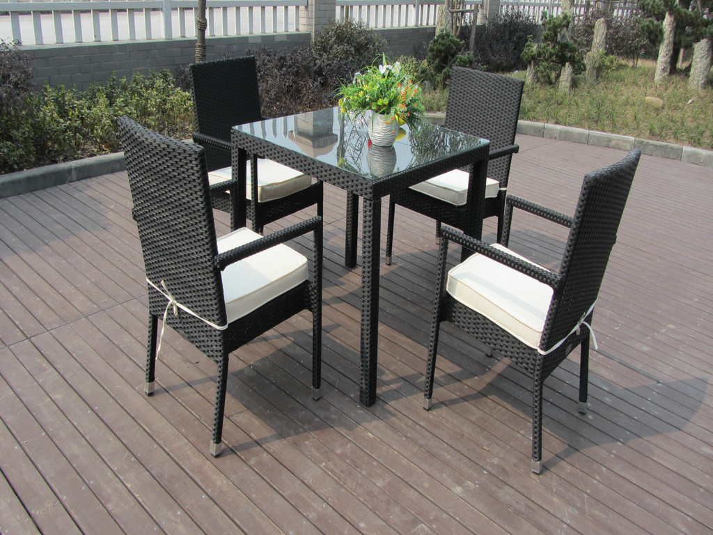 China Outdoor Patio Furniture Chair Set , Aluminum Frame Dining Room Set on sale