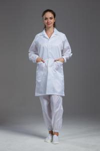 Best Anti Static ESD cleanroom muticolor autoclavable labcoat smock  for grade 1000 wholesale