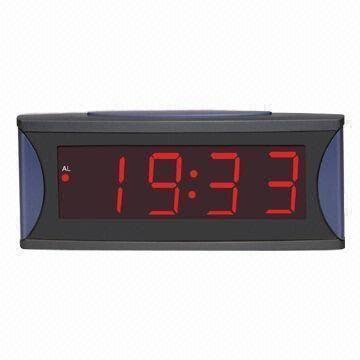 China LED Clock with Calendar, Big Display, Alarm, Sized 213 x 99 x 77mm and 12/24-hour Format Selection on sale