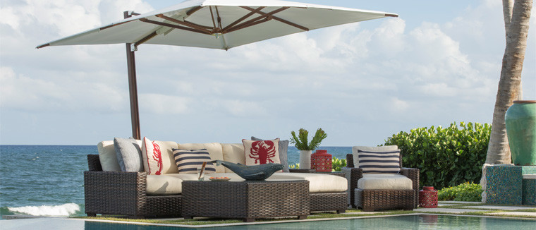 China Supply Well Furnir Company the Outdoor Sofa, indoor Sofa Set, with umbrella, Manufacturer on sale