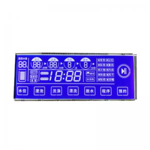China Monochrome LCD Display Panels Convertible 7Segement For Speedometer on sale