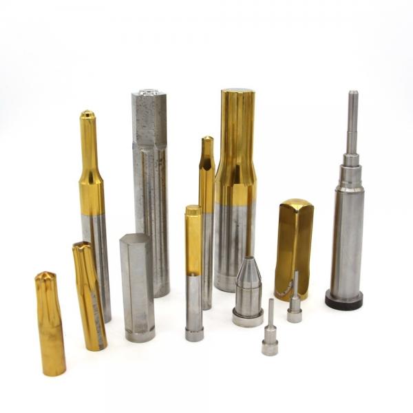 Cheap ISO9001 Approved HSS Punches Precision Punch Pins With Tin/TiALN Coated for sale