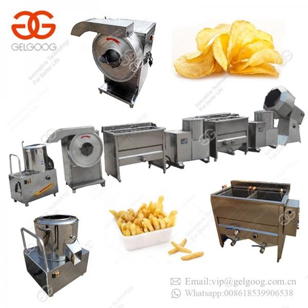Factory Price Fresh Potato Chips Making Machine French Fries Equipment