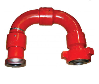 China Oil Drill Spare Parts Fluid Handling High Pressure Long Radius Pipe Swivel Joint on sale