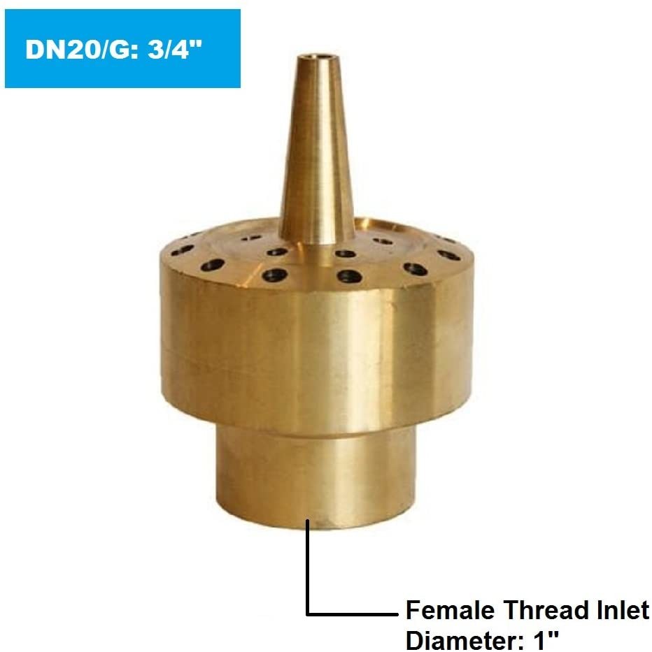 Cheap 2 Inch Brass 3 Tiers DN40 Dancing Fountain Nozzles for sale
