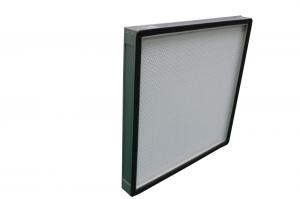 China HVAC Filtration Aluminium Alloy Frame Mini Panel H14 HEPA Filter on sale