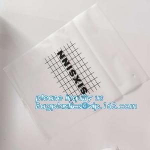 Best CPE Slider Zipper Bags Frosted Poly For Swimwear Clothes Packaging wholesale