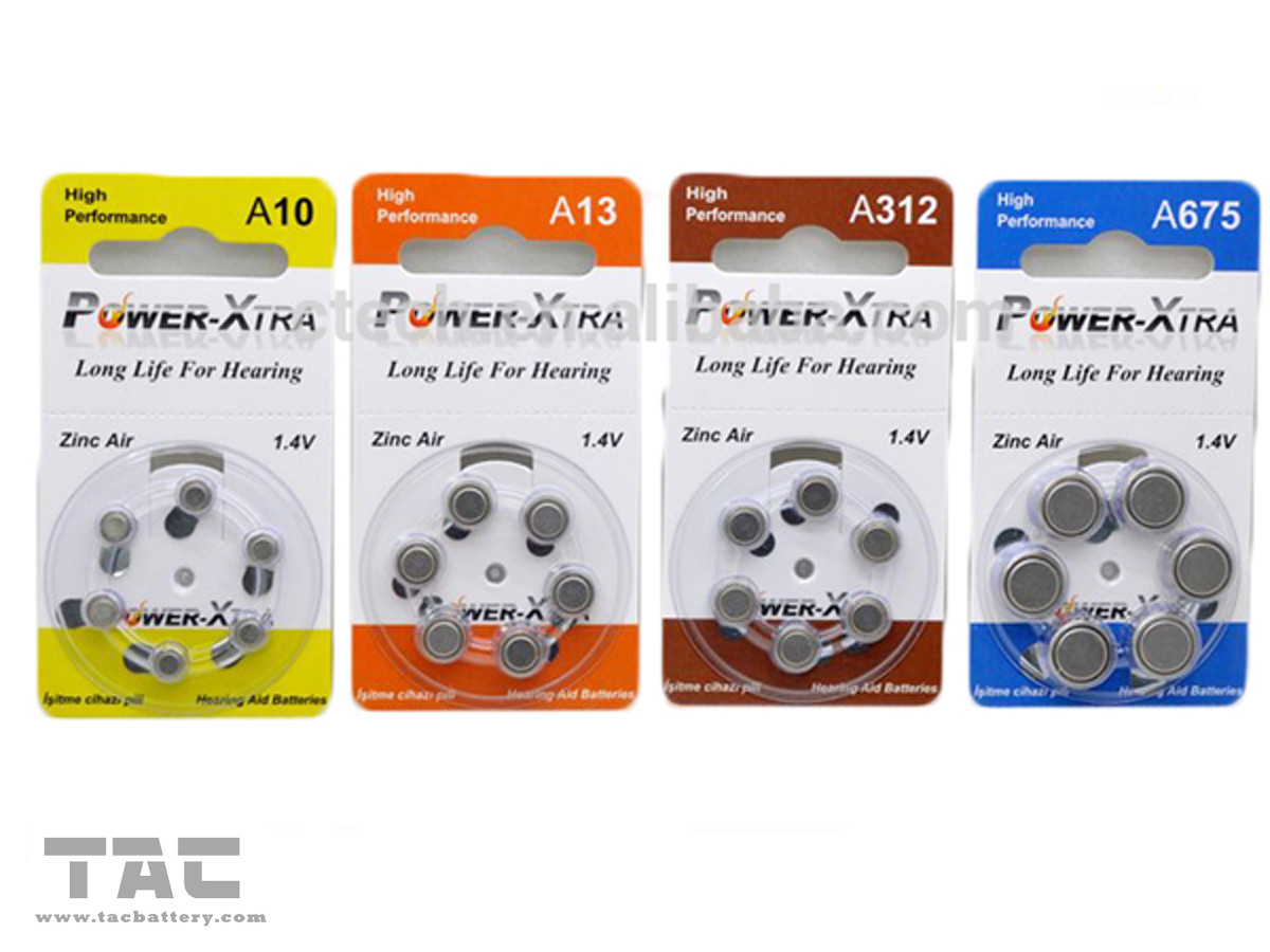 Best PR41 Zinc Air 1.4 Volts 155mAh A312 Hearing Aid Batteries , 0.5 Grams wholesale