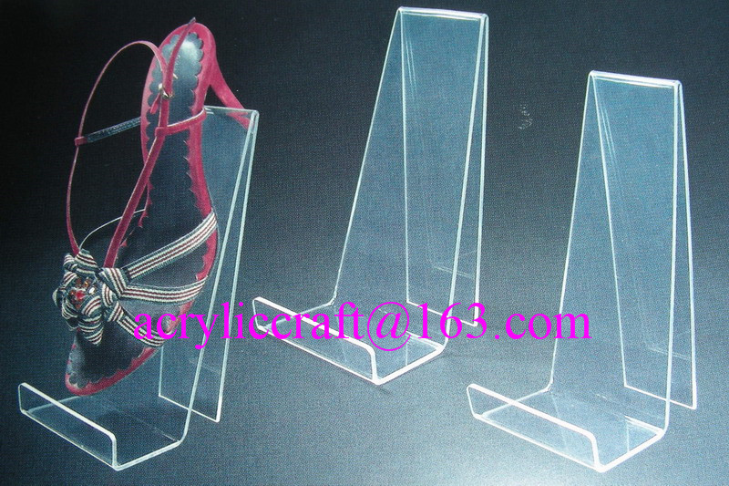 Cheap Customised acrylic shoe rack/stylish acrylic shoe stand/shoe holder in acrylic for sale