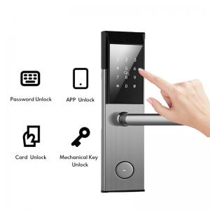 China Silver Color ANSI Standard Mortise Smart Keypad Door Lock with TTlock app on sale