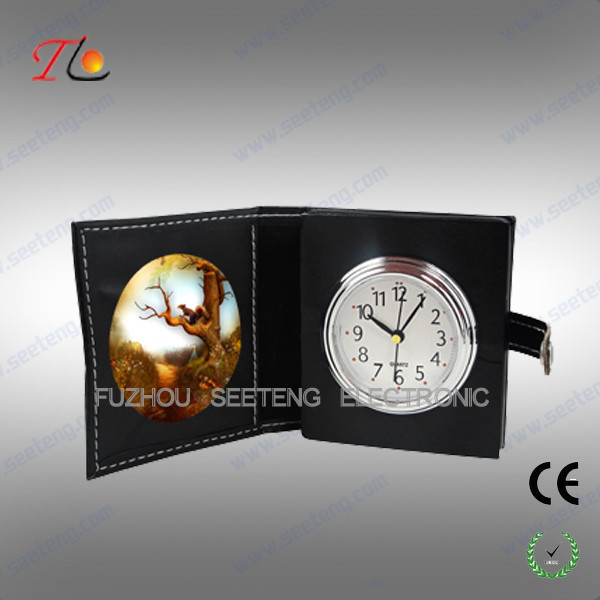 China Fashion Travel alarm Clock with Photo Frame for both retailing and promoting on sale