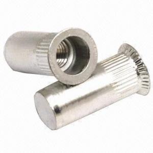 Stainless steel small head threaded insert, RoHS Directive-compliant