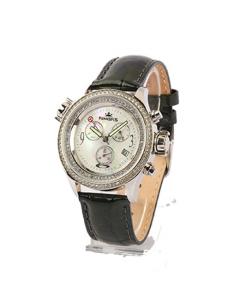 Quartz Diamond Multifunction Wrist Watch For Women Sports Black