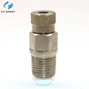 China Anti-Drip Low Pressure Fog 10/24  Brass Nozzle For Garden Misting Cooling System on sale