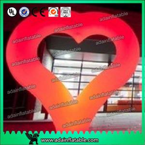 Best 2m Heart Inflatable Decoration , Hanging Inflatable Wedding Decorations wholesale