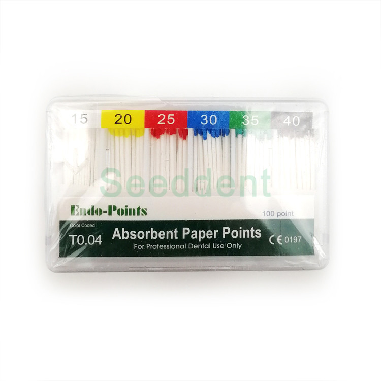 Best Dental Endo Absorbent Paper Points 04 Taper 100 Point SE-G005 wholesale