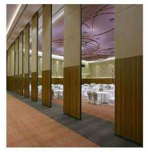 China Curtain Promotional Sliding folding Movable Partition Walls For Conference Room on sale