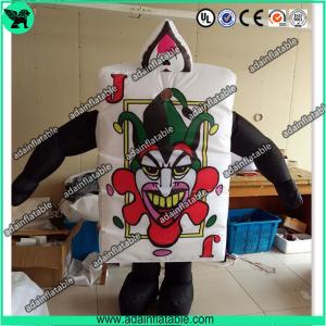 Best Festival Event Parade Wlking Inflatable Poker Costume Moving Customized Inflatable wholesale