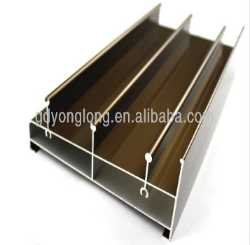 Best Champagne Bronze Electrophoresis Coated Aluminium Snap Frame Profile With Customized Design Drawing wholesale