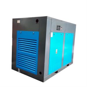 China 110KW 150HP Air Cooling Rotary Air Compressor with 0.8 MPa Discharge pressure on sale