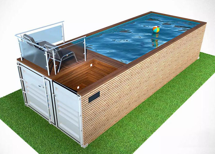 China 2020 Factory Outlet Container Pools Design Ccontainer Swimming Pool Prefab House Swimming Pool for sale on sale
