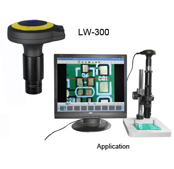 China LW-300 China 3.0M pixel high resolution microscope digital camera electronic eyepiece on sale