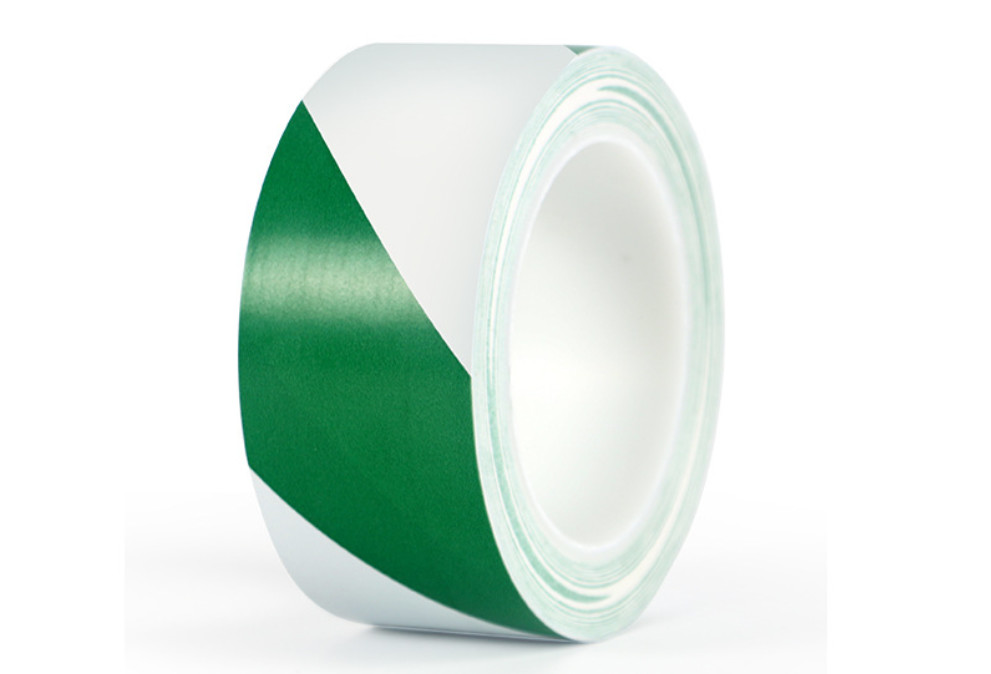 China Green White Insulation Polyvinyl PVC Tape Plastic Electrical Tape Roll on sale