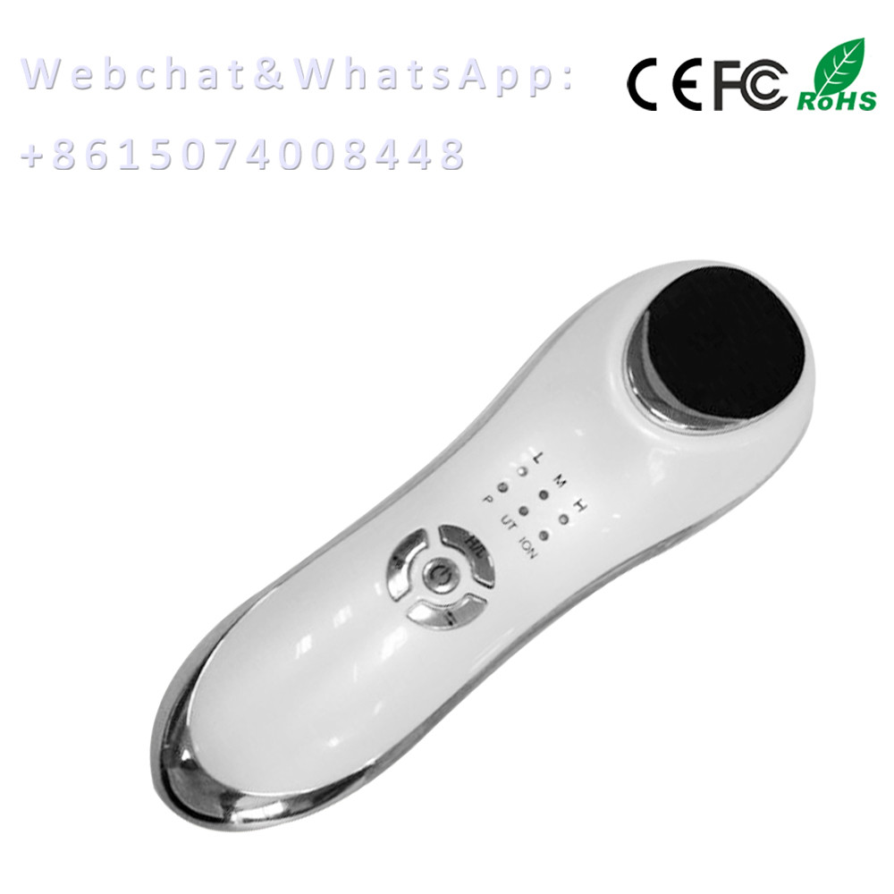 China OEM portable Ultrasonic Ionic vibration facial beauty device Beauty Salon equipment on sale