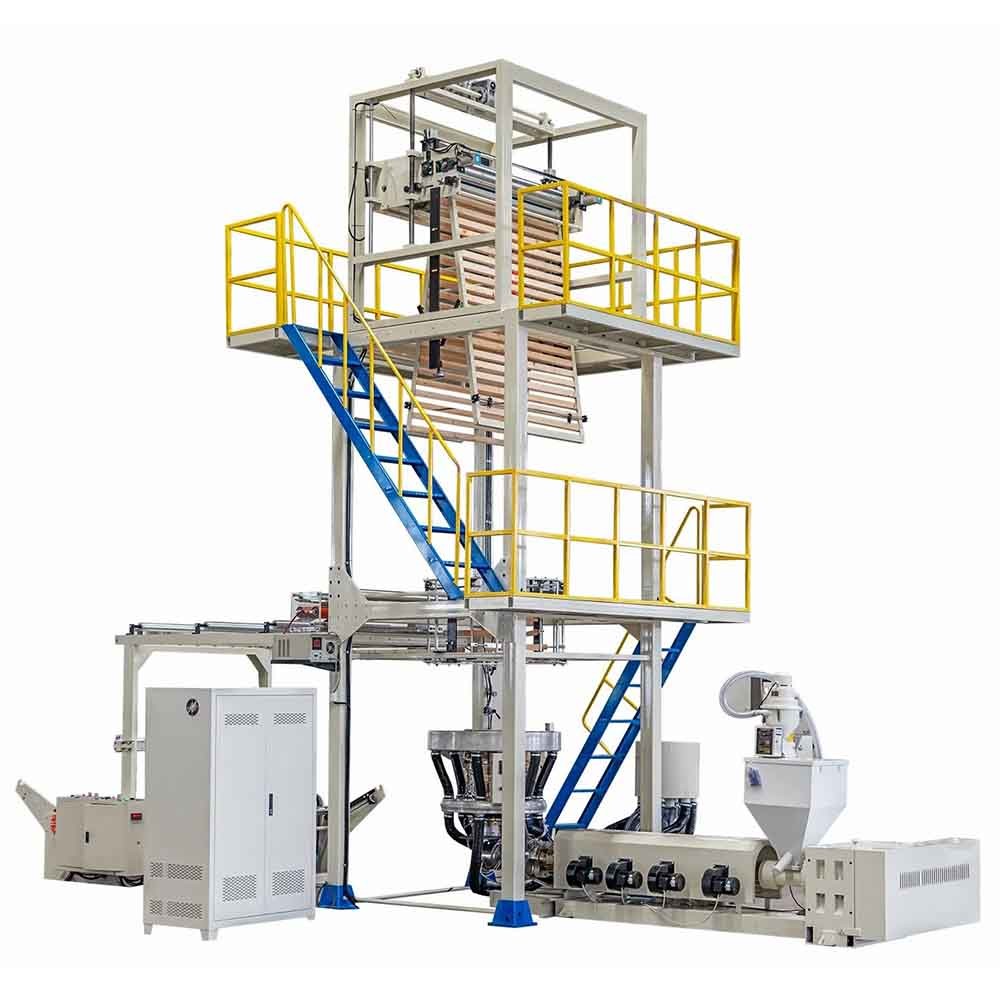 China Lldpe Ldpe Blown Film Extruder Machine Manufacturers on sale