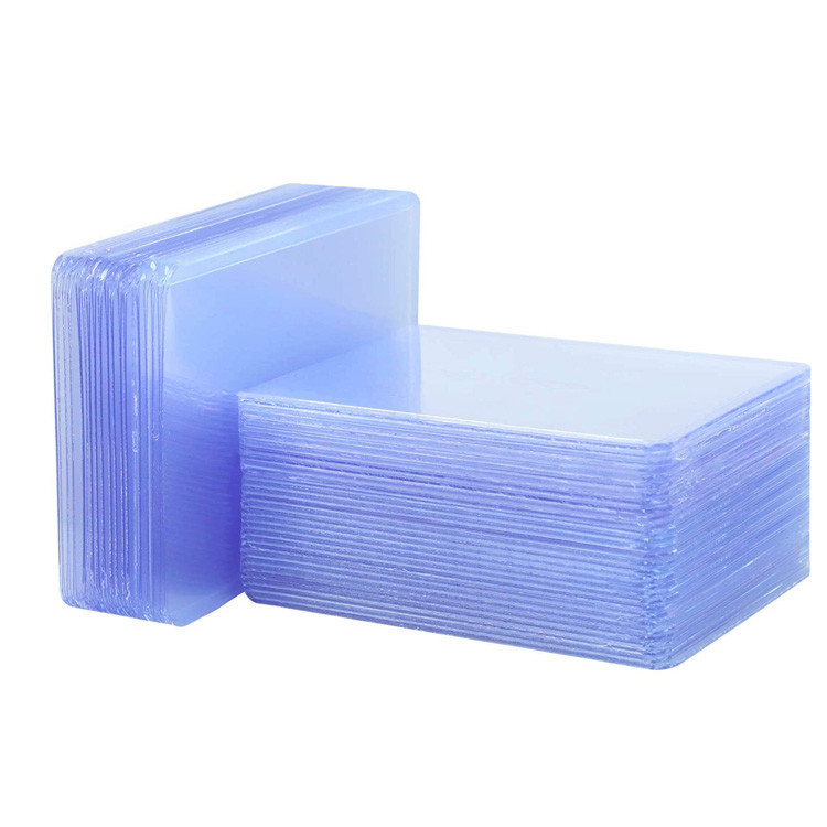 Cheap Clear Credit Card Trading Card Sleeve 50 Pages Silk Screen Printing for sale