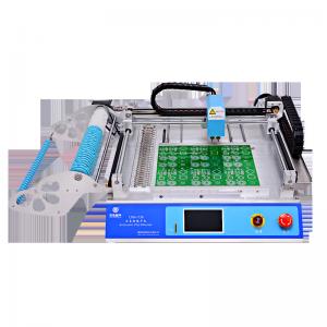 China Customized Smd Pick And Place Machine Desktop High Precise Led Making Machine High Speed 2 Head Smt Pick And Place Machi on sale