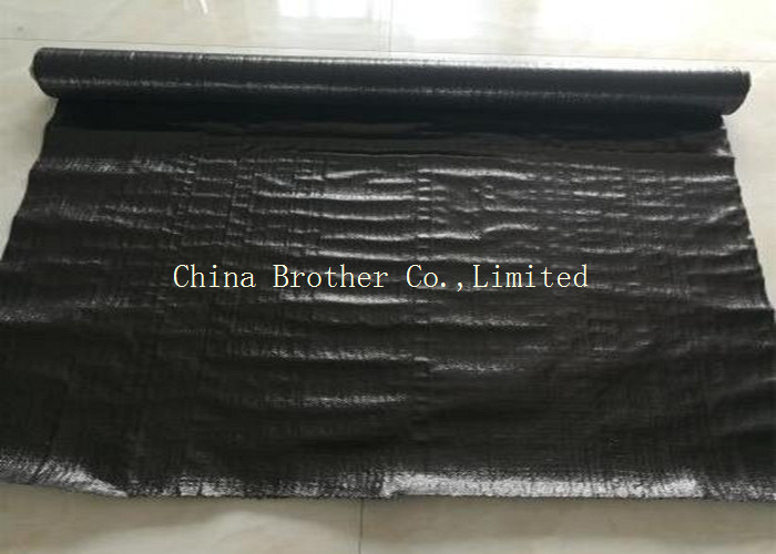 China Agriculture Anti Uv Woven Ground Cover Fabric For Weed Mat , 130gsm on sale