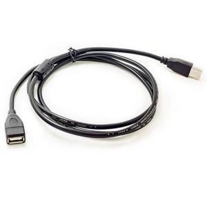 China High Speed Black USB 2.0 Extender Cable 1.5m A Male To A Female USB Cable on sale