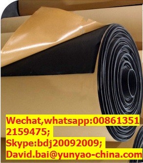 China Rubber foam insulation sheet roll on sale