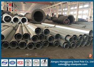 China 220KV Q355 40-60FT Octagonal Steel Pole Electrical Power Pole Steel Tubular Poles on sale