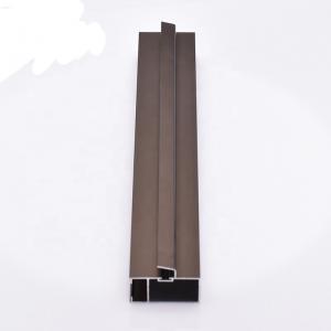 Best Interior Anodized Champagne Aluminum Profile For Glass Frame wholesale