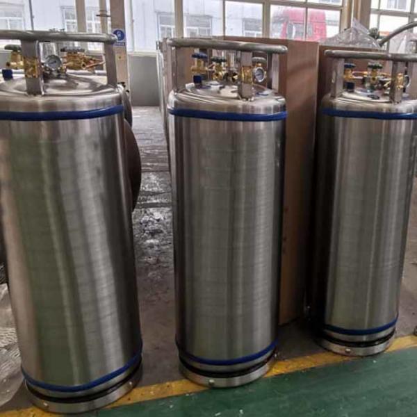 Cheap Vertical Cryogenic Dewar Cylinder Aluminium Insulated Vacuum Nitrogen Tank for sale