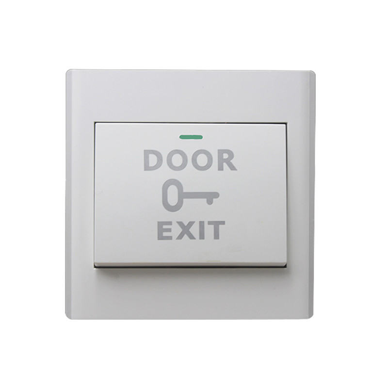China Plastic Door Release Button Access Control , ABS Plate Push To Exit Switch on sale